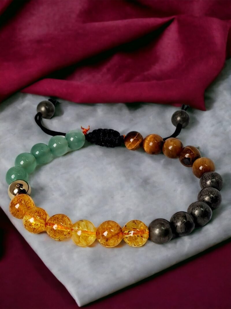 Divinity Natural Pure Certified Unisex Bracelet Super AAA Quality for Healing Meditation Success and Abundance (Money Magnet)