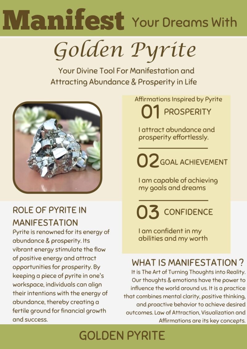 Golden Pyrite Natural Premium Pyrite Cluster Original Certified Peruvian Pyrite Crystal For Manifestation, Prosperity & Abundance approx. 40g/200 ct