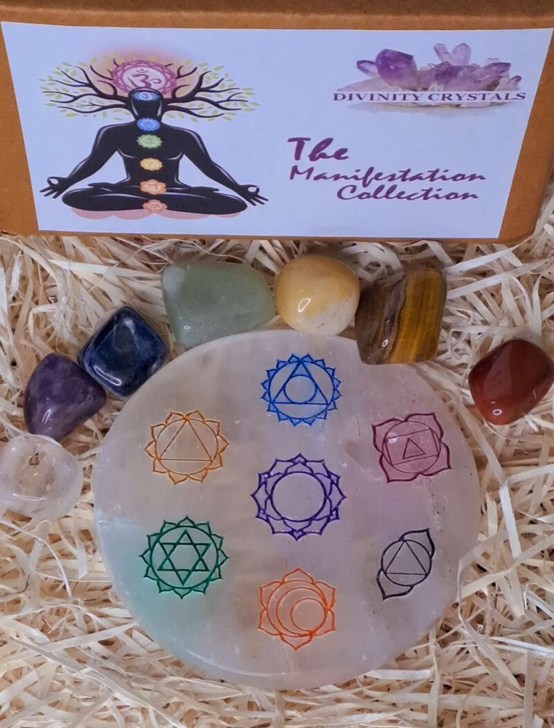 7 Chakra Healing Stone Set With Chakra Selenite Charging Disc-Aaa Grade Meditation&Healing Kit - Image 8