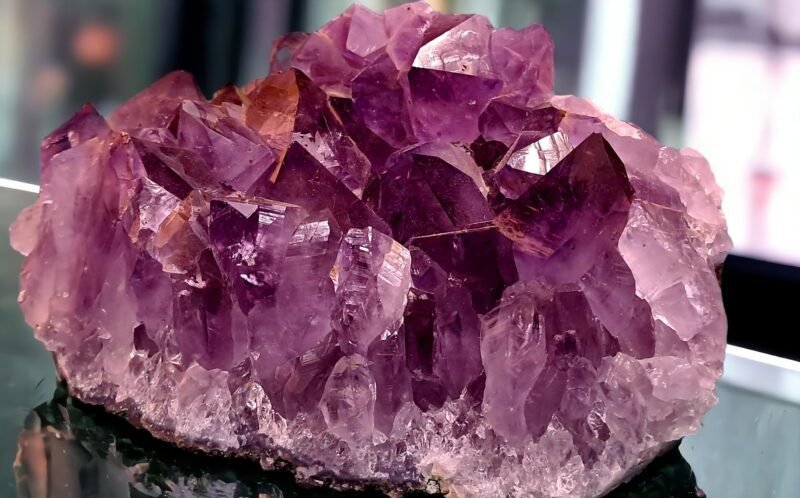 Big Amethyst Cluster Geode Natural Amethyst Cluster Gemstone Purple Brazilian Amethyst Cluster for Reiki Healing Vastu Correction (1355.17 Gras) - Image 5