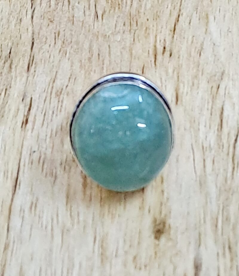 Divine Certified Green Aventurine Adjustable Crystal Ring for Abundance, Prosperity, Self Love, Wealth and Protection - Image 2