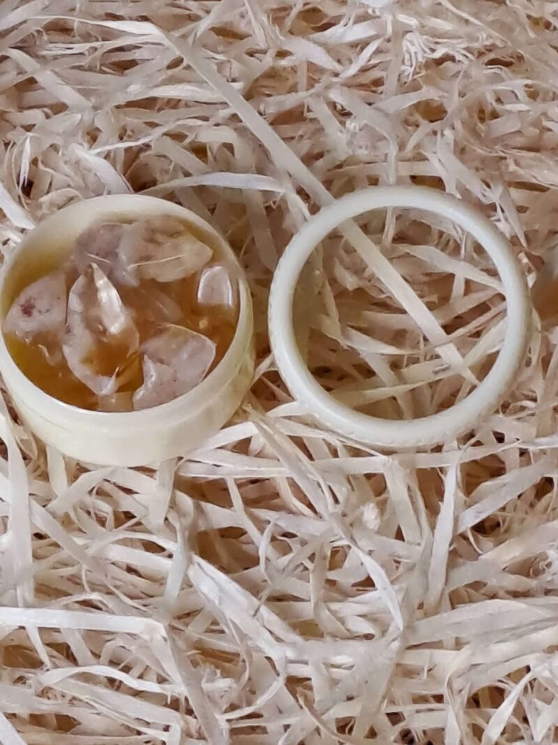 Divine Natural Citrine Rough Stone for Vastu, Crystal Healing, Spirituality, Business Success, Money Abundance & Prosperity Citrine Stone, Raw Rough Stone (50 Gram)