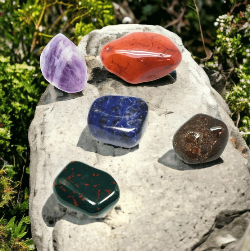 Divinity Original Premium Crystal Tumble Kit for Good Health, Peace and Growth