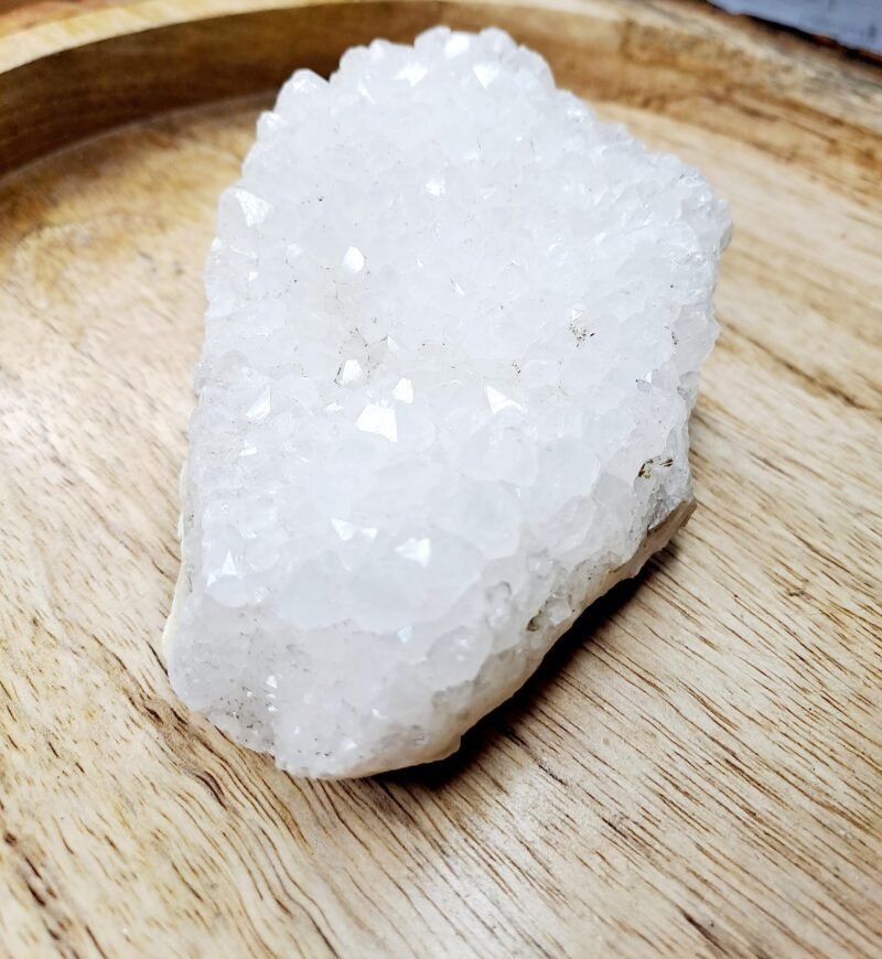 Divine Natural Pure Clear Quartz Crystal Point Medium to Large Cluster Geode Rock for Healing Meditation and Increased Creativity