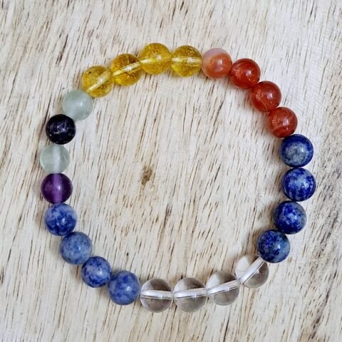 Zodiac Crystal Virgo Sun Sign Certified Bracelet Original Natural 8 mm Stone Beads (Unisex) with Palo Santo Stick ????? ???? Bracelet