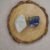 Amazonite + Lapis Lazuli AAA Grade Raw Natural Crystal Combo with Wooden Natural Bark Coaster for Healing, Meditation and Manifestation