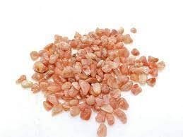 Divine Spirituals Natural Raw Sun Stone Pure/Rough Stone Crystal Pure Chips For Vastu,Crystal Healing,Spirituality,Business Success,Money Abundance&Prosperity(50 Grams)(Pure Sunstone Chips) Natural Healing Crystals Abundance Stones
