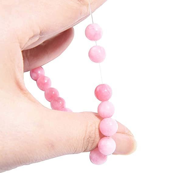 Divine Spirituals Rose Quartz Bracelet for Women Men Natural Healing – AAA Grade Original Healing Gemstone Stretchable Love and Harmony Unisex Bracelet Chakra Healing Bracelets Abundance Stones 2
