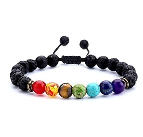 Divine Spirituals 7 Chakra Lava Natural Pure Certified 8mm Unisex Bracelets Super AAA Quality for Healing Meditation Success and Abundance (7 Chakra Lava Bracelet) Chakra Healing Bracelets 7 Chakra Bracelet 3 Divine Spirituals 7 Chakra Lava Natural Pure Certified 8mm Unisex Bracelets Super AAA Quality for Healing Meditation Success and Abundance (7 Chakra Lava Bracelet) Chakra Healing Bracelets 7 Chakra Bracelet 3