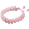 Divine Spirituals Rose Quartz Natural Crystal Bracelet Lab Certified 8 mm AAA Grade Stretchable Bracelet for Healing Meditation and Manifestation Chakra Healing Bracelets Abundance Stones 2