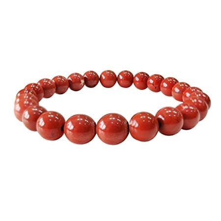 Divine Spirituals Red Jasper Bracelet for Women Men Natural Healing – AAA Grade Original Healing Gemstone Adjustable Bracelet for Yoga Reiki Meditation Feng Shui Chakra Healing Bracelets Abundance Stones