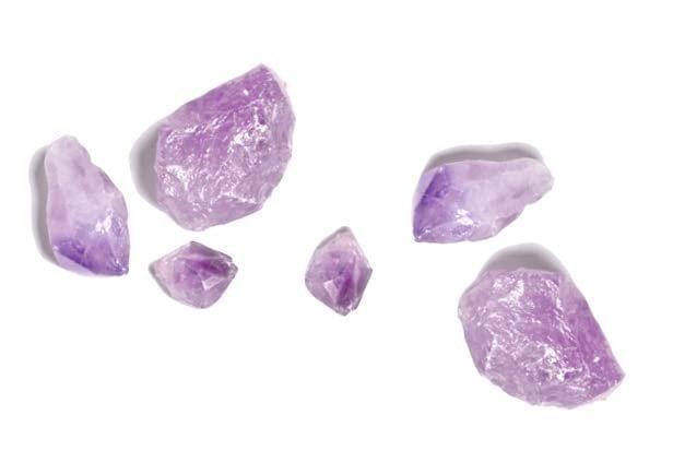 Divine Spirituals AAA Grade Raw Chakra Stones Natural Healing Crytal Healing Crystals for Fengshui, Vastu, Reiki, Chakra Meditation and Abundance (Amethyst Raw) Natural Healing Crystals Abundance Stones