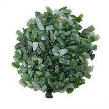 Divine Spirituals Natural Pure Green Jade Chips for Healing Meditation, Reiki, Vastu, Decor, Spirituality and Manifesting Abundance in Life Sacred Sanctuary Abundance Stones