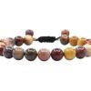 Divine Spirituals Natural Multi Fluorite Pure Certified Adjustable Thread Unisex Bracelet Super AAA Quality for Yoga Reiki Chakra Healing Bracelets Abundance Stones