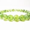 Divine Spirituals Natural Peridot 8mm Round Bead Crystal Bracelet for Reiki Healing, Crystal Healing and Chakra Balance Chakra Healing Bracelets Abundance Stones 4