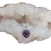 Divine Spirituals Natural Amethyst Love Heart Necklace, Boho Jewellery, Dainty Gemstone Necklace, Heart Necklace, Amethyst Jewellery Sacred Sanctuary Abundance Stones 4
