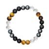Divine Spirituals Ultimate Protection Natural Certified 8 mm Beads Bracelet – Negative Energy Protection Bracelet, Good Luck Bracelet, Beaded Bracelet, Unisex Crystal Healing and Meditation Chakra Healing Bracelets Abundance Stones 4