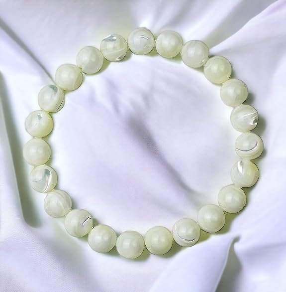 Divine Spirituals Balance Chakras with Natural Crystal Certified healing bracelets. Stretchable – 8MM beads Bracelets for men & women.(Mother of Pearl) Chakra Healing Bracelets Abundance Stones 5 Divine Spirituals Balance Chakras with Natural Crystal Certified healing bracelets. Stretchable – 8MM beads Bracelets for men & women.(Mother of Pearl) Chakra Healing Bracelets Abundance Stones 5
