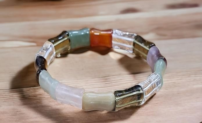 Faceted 7 Chakra Bracelet – 10mm Healing Crystals, Signature Products Healing Crystals, 7 Chakra Healing Bracelet, Natural Gemstone, Faceted, 7 Chakra 2