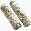 Divine Spirituals White Sage Smudge 6-Inch-Long Smudge Stick for Smudging Rituals – Healing, Smudging, Home Cleansing and Stress Relief (2) White Sage Abundance Stones