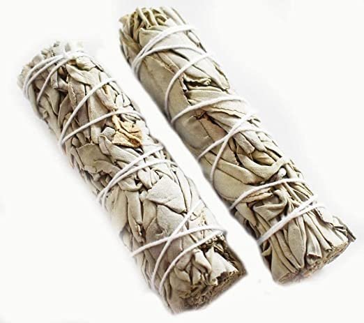 Divine Spirituals White Sage Smudge 6-Inch-Long Smudge Stick – Organic Smudging Wands for Smudging Rituals Home Cleansing Incense Meditation – Sustainably Sourced White Sage from California (1) White Sage Abundance Stones Divine Spirituals White Sage Smudge 6-Inch-Long Smudge Stick – Organic Smudging Wands for Smudging Rituals Home Cleansing Incense Meditation – Sustainably Sourced White Sage from California (1) White Sage Abundance Stones