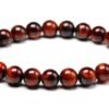 Divine Spirituals Red Tiger Eye Natural Bracelet Pure Certified For Men and Women Adjustable 8mm Lab Certified Gemstone For Men and Women Bracelet for Healing Meditation Success and Abundance Chakra Healing Bracelets Abundance Stones 7