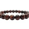 Divine Spirituals Black Onyx Natural Crystal Bracelet Lab Certified 8 mm AAA Grade Stretchable Bracelet for Healing Meditation and Manifestation Chakra Healing Bracelets Abundance Stones