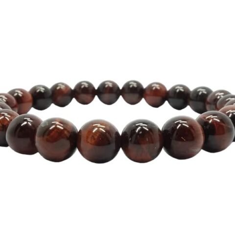 Divine Spirituals Natural Black Obsidian 8mm Round Bead Crystal Bracelet for Reiki Healing, Crystal Healing and Chakra Balance Chakra Healing Bracelets Abundance Stones