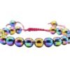 Divine Spirituals Natural Multi Fluorite Pure Certified Adjustable Thread Unisex Bracelet Super AAA Quality for Yoga Reiki Chakra Healing Bracelets Abundance Stones 2