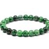 Divine Spirituals Ruby Zoisite Natural Crystal Bracelet Lab Certified 8 mm AAA Grade Stretchable Bracelet for Healing Meditation and Manifestation Chakra Healing Bracelets Abundance Stones 10