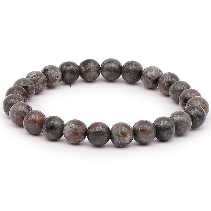 Divine Spirituals Yooperlite Natural Bracelet Pure Certified 8mm Unisex Bracelets Super AAA Quality for Healing Meditation Success and Abundance Sacred Sanctuary Abundance Stones