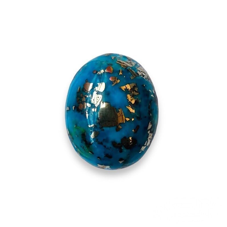Divine Spirituals Real Turquoise (Firoza) – Natural Firoza Gemstone for Astrological Benefits and Jewelry – 20 to 70 Carats Irani Firoza Abundance Stones