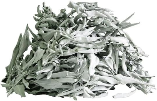 Divine Spirituals White Sage Leaves | Natural Pure California White Sage Dry Smudge Leaves – for Smudging Ancient Rituals Home Cleansing and Purification, Incense Meditation (50 Grams} White Sage Abundance Stones