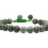 Divine Spirituals Natural Amazonite Pure Certified Adjustable Thread Unisex Bracelet Super AAA Quality for Yoga Reiki Chakra Healing Bracelets Abundance Stones