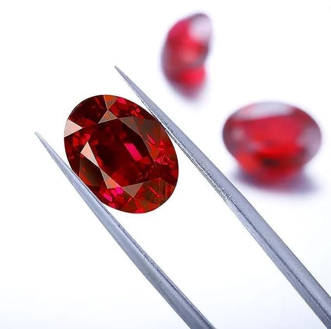 Divine Spirituals Siamese Thai Certified Natural Ruby/Manikya/Manak Gemstones Rectangular Exclusive Faceted Cut – 5.2 Carats for Unisex Ring Jewellery Healing Crystal Rings Abundance Stones 8 Divine Spirituals Siamese Thai Certified Natural Ruby/Manikya/Manak Gemstones Rectangular Exclusive Faceted Cut – 5.2 Carats for Unisex Ring Jewellery Healing Crystal Rings Abundance Stones 8