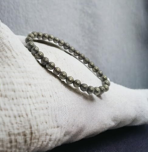 Divine Spirituals Pyrite Natural Pure Certified 6mm Unisex Bracelet Super AAA Quality for Healing Meditation Success and Abundance (Pyrite 6 mm Bracelet) Chakra Healing Bracelets Abundance Stones 6 Divine Spirituals Pyrite Natural Pure Certified 6mm Unisex Bracelet Super AAA Quality for Healing Meditation Success and Abundance (Pyrite 6 mm Bracelet) Chakra Healing Bracelets Abundance Stones 6