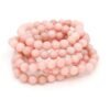 Divine Spirituals Natural Healing Rose Quartz Crystal Bracelet for Women and Men – AAA Grade Original Healing Gemstone Certified Stretchable Bracelet Chakra Healing Bracelets Abundance Stones