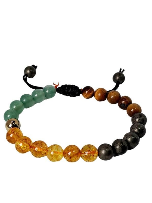 Divine Spirituals Certified Crystal 8mm Beads Unisex Money Magnet Adjustable Thread Bracelet for Prosperity and Abundance. Chakra Healing Bracelets Abundance Stones 3 Divine Spirituals Certified Crystal 8mm Beads Unisex Money Magnet Adjustable Thread Bracelet for Prosperity and Abundance. Chakra Healing Bracelets Abundance Stones 3