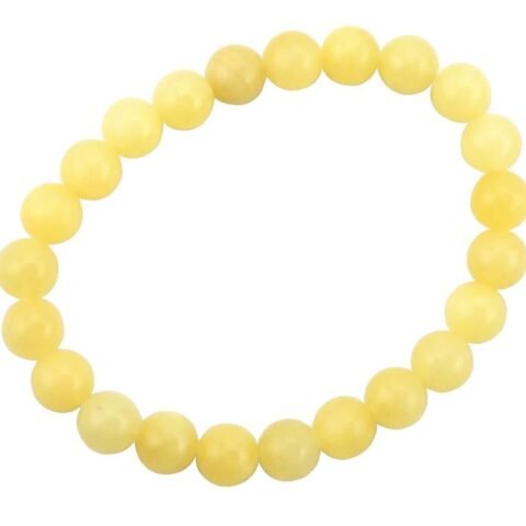 Divine Spirituals Yellow Cats eye Natural Crystal Bracelet Lab Certified 8 mm AAA Grade Stretchable Bracelet for Healing Meditation and Manifestation Chakra Healing Bracelets Abundance Stones
