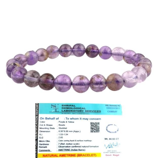Divine Spirituals Natural Crystal Ametrine Bracelet 8mm Stretchable Original Semi Precious Gemstone Bracelet For Balancing Energy – Crown & Solar Plexus Chakras Chakra Healing Bracelets Abundance Stones Divine Spirituals Natural Crystal Ametrine Bracelet 8mm Stretchable Original Semi Precious Gemstone Bracelet For Balancing Energy – Crown & Solar Plexus Chakras Chakra Healing Bracelets Abundance Stones