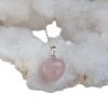 Divine Spirituals Natural Rose Quartz Love Heart Necklace, Boho Jewellery, Dainty Gemstone Necklace, Heart Necklace, Rose Quartz Jewellery Sacred Sanctuary Abundance Stones 4