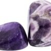 Divine Spirituals Original Crystal Tumble GemStone For Manifestation, Abundance , Healing and Meditation (Amethyst) Chakra Tumbled Stones Abundance Stones 4