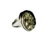 Divine Spirituals Natural Golden Pyrite Certified Crystal Unisex Adjustable Ring for Wealth, Prosperity and Good Luck Crystal Gemstone Rings Abundance Stones 4