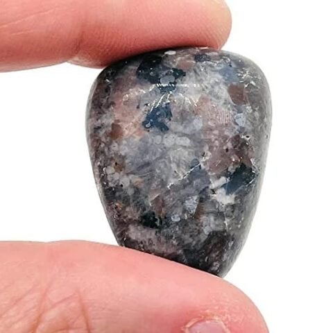 Divine Spirituals Yooperlite Tumble Natural AAA Grade Pebbles Stones for Reiki Healing Home Decoration , Vastu Correction and Prosperity (Yooperlite) Chakra Tumbled Stones Abundance Stones