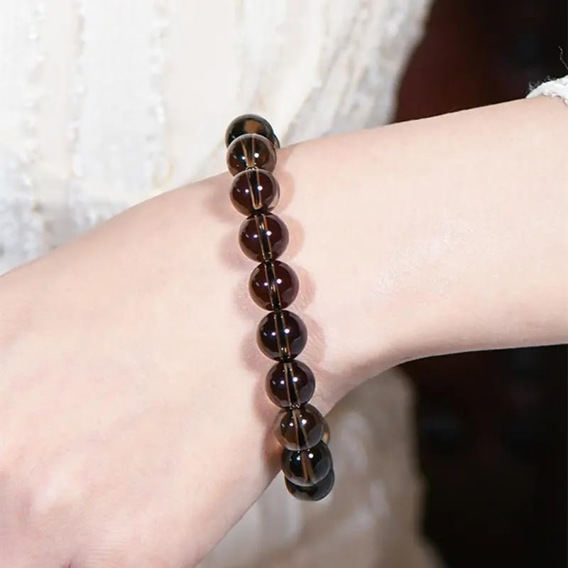 Divine Spirituals Smoky Quartz Natural Pure Certified 8mm Unisex Bracelet Super AAA Quality for Healing Meditation Success and Abundance Chakra Healing Bracelets Abundance Stones 6 Divine Spirituals Smoky Quartz Natural Pure Certified 8mm Unisex Bracelet Super AAA Quality for Healing Meditation Success and Abundance Chakra Healing Bracelets Abundance Stones 6