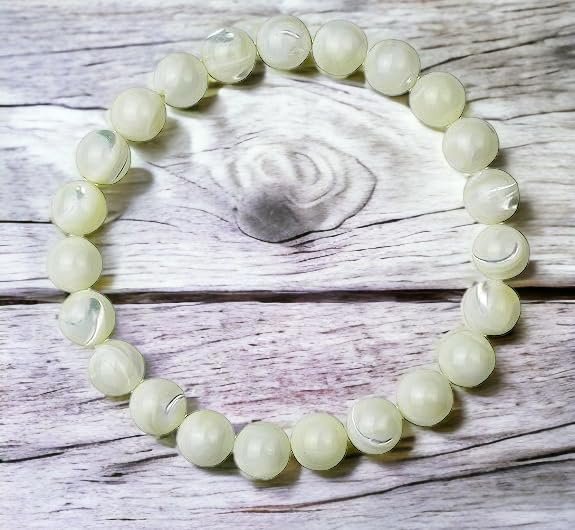 Divine Spirituals Balance Chakras with Natural Crystal Certified healing bracelets. Stretchable – 8MM beads Bracelets for men & women.(Mother of Pearl) Chakra Healing Bracelets Abundance Stones 6 Divine Spirituals Balance Chakras with Natural Crystal Certified healing bracelets. Stretchable – 8MM beads Bracelets for men & women.(Mother of Pearl) Chakra Healing Bracelets Abundance Stones 6