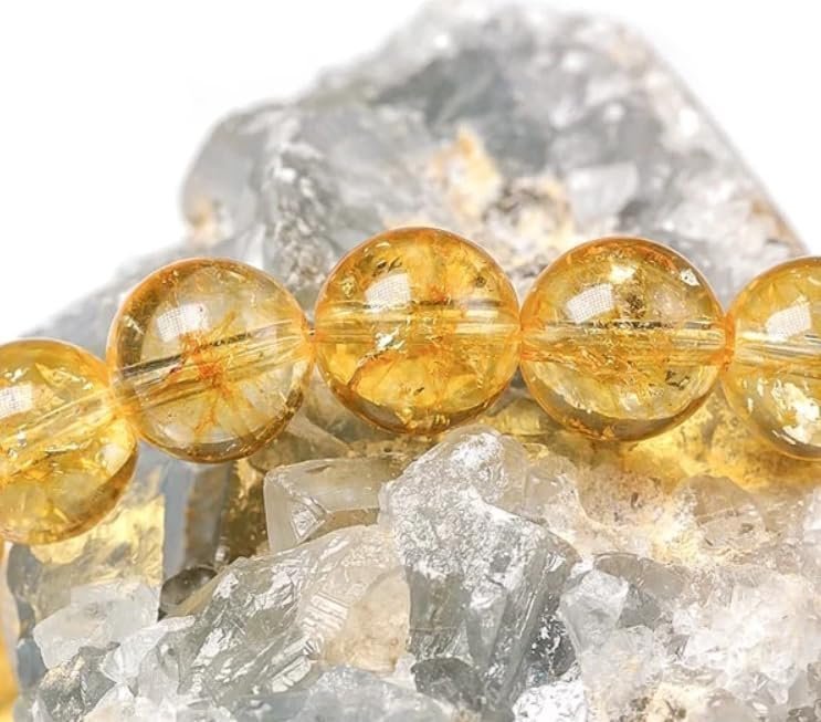 Divine Spirituals Natural Citrine Pure Certified Unisex Band Bracelet Super AAA Quality for Healing Meditation Success and Abundance Chakra Healing Bracelets Abundance Stones 5 Divine Spirituals Natural Citrine Pure Certified Unisex Band Bracelet Super AAA Quality for Healing Meditation Success and Abundance Chakra Healing Bracelets Abundance Stones 5
