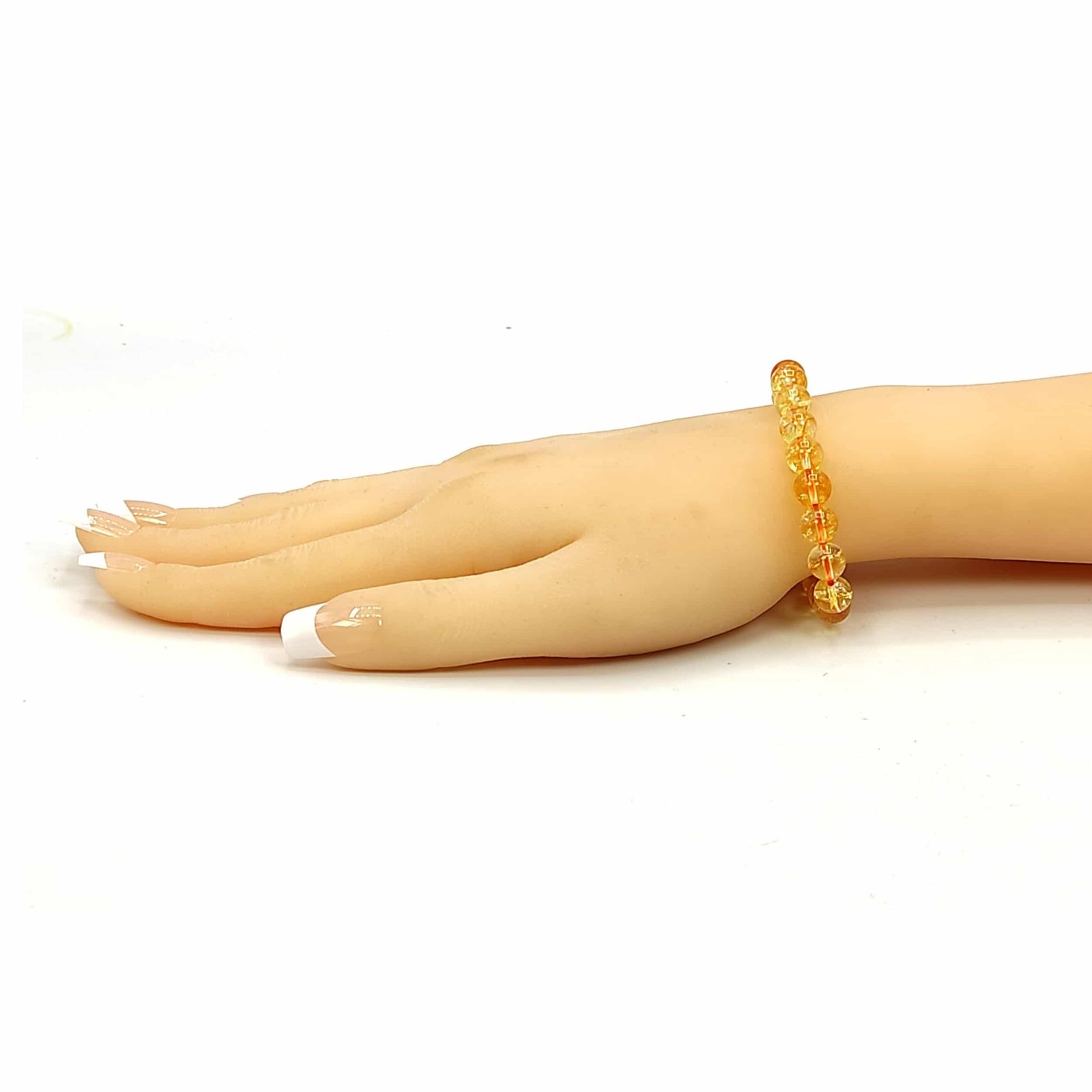 AAA Grade Citrine Bracelet – 8mm Healing Crystals, Signature Products Healing Crystals, Round, Citrine, Natural Gemstone, Citrine Bracelet