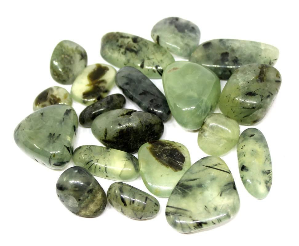 Divine Spirituals Prehnite Natural Healing Crystal Tumble Stone (Value Pack of 2 AAA Grade Natural Tumbles) Chakra Tumbled Stones Abundance Stones 5 Divine Spirituals Prehnite Natural Healing Crystal Tumble Stone (Value Pack of 2 AAA Grade Natural Tumbles) Chakra Tumbled Stones Abundance Stones 5