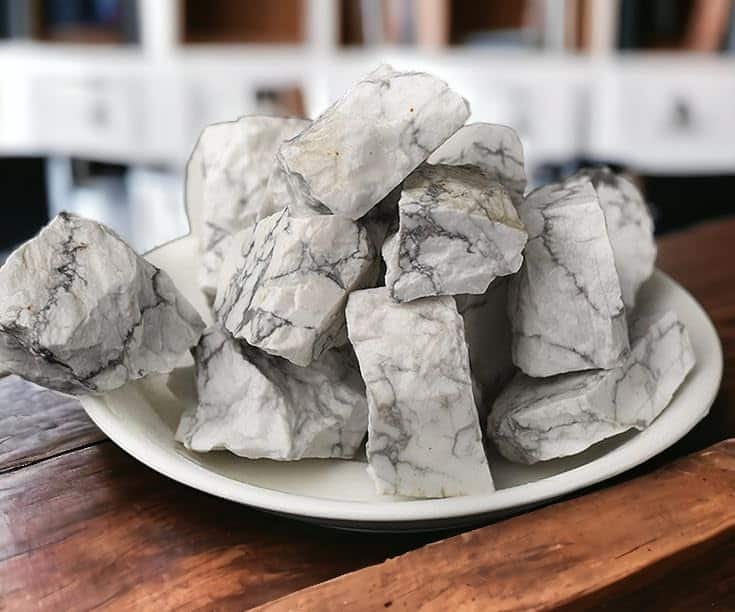 Divine Spirituals Natural Howlite Raw Gemstone Pure Authentic Crystal for Healing Meditation – to Strengthen Memory – A Calming Stone (100 Grams +) Natural Healing Crystals Abundance Stones 11 Divine Spirituals Natural Howlite Raw Gemstone Pure Authentic Crystal for Healing Meditation – to Strengthen Memory – A Calming Stone (100 Grams +) Natural Healing Crystals Abundance Stones 11